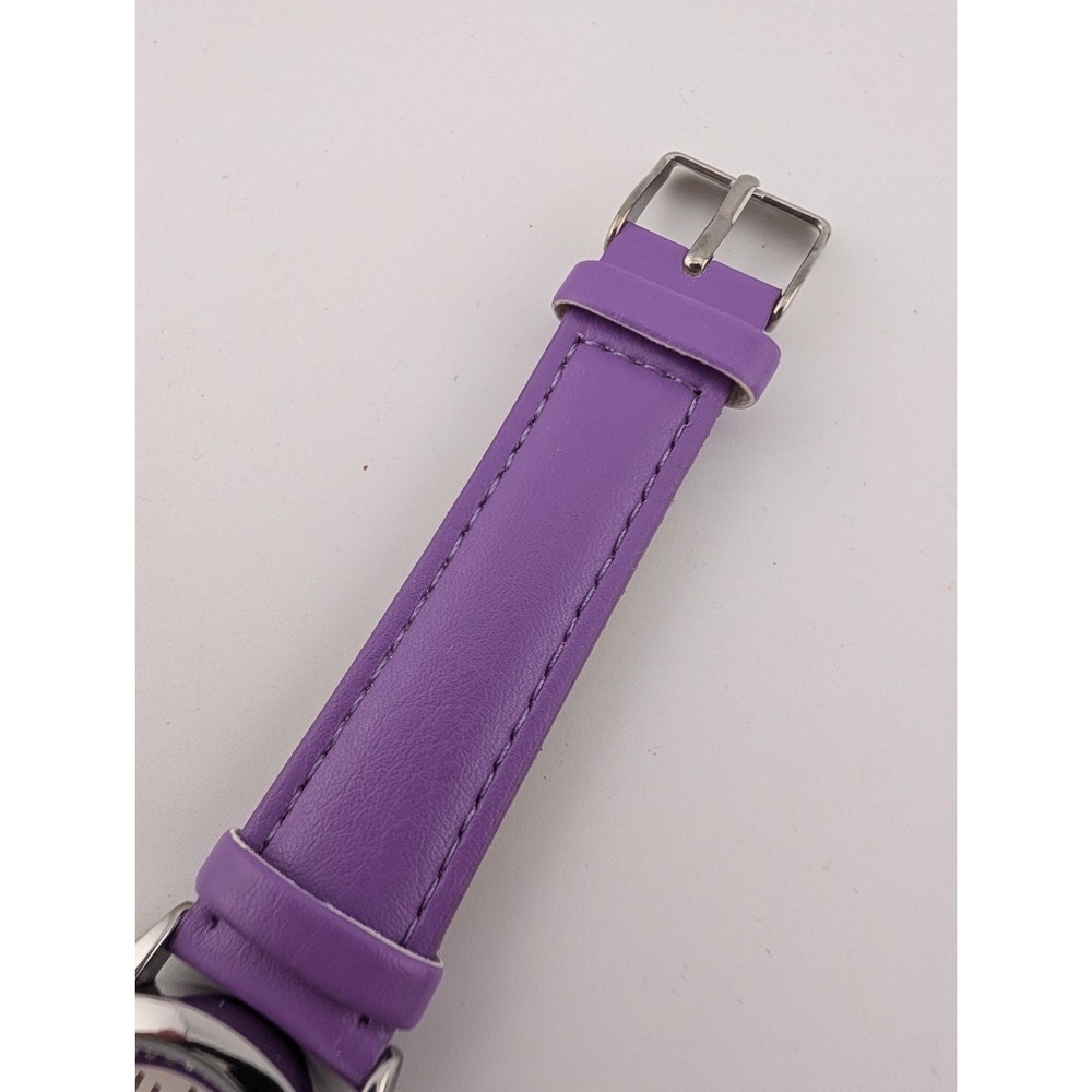 Avon 2016 Pop of Color Strap Watch Women Purple 32mm Case w/ Box New Battery - Picture 7 of 12